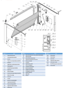 Pièces détachées des portes S424 SAFIR