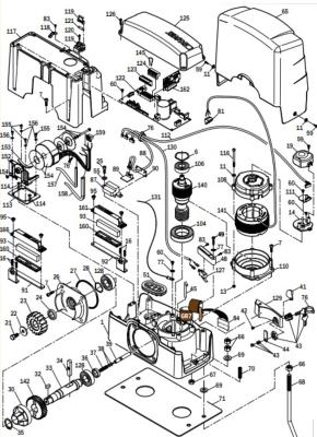 Pièces détachées du moteur BG30/1004HS ROGER TECHNOLOGY