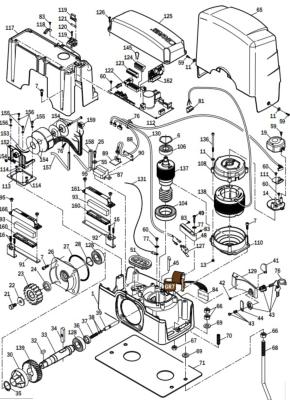 Pièces détachées du moteur BG30/1404R ROGER TECHNOLOGY