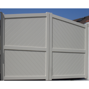 Portail aluminium  sur mesure gamme soudé